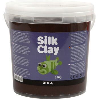 Silk Clay®, pruun, 650 g/ 1 ämber