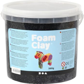 Foam Clay®, must, 560 g/ 1 ämber
