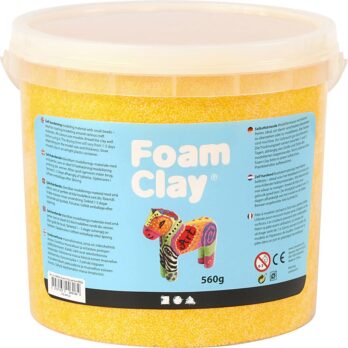 Foam Clay®, kollane, 560 g/ 1 ämber