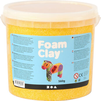 Foam Clay®, kollane, 560 g/ 1 ämber