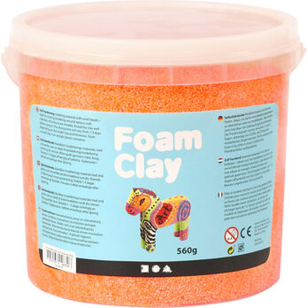 Foam Clay®, neoonoranž, 560 g/ 1 ämber