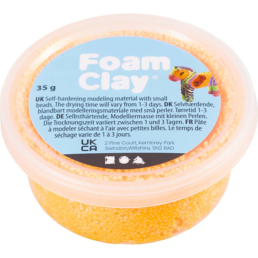 Foam Clay®, oranž, 35 g/ 1 tuubi