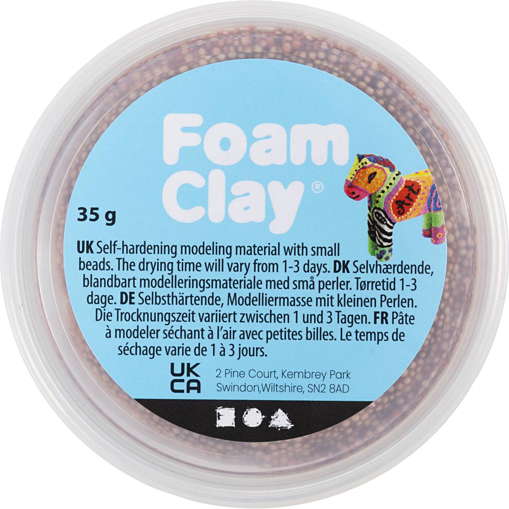 Foam Clay®, pruun, 35 g/ 1 tuubi - Image 2