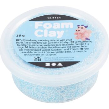 Foam Clay®, glitter, helesinine, 35 g/ 1 tuubi