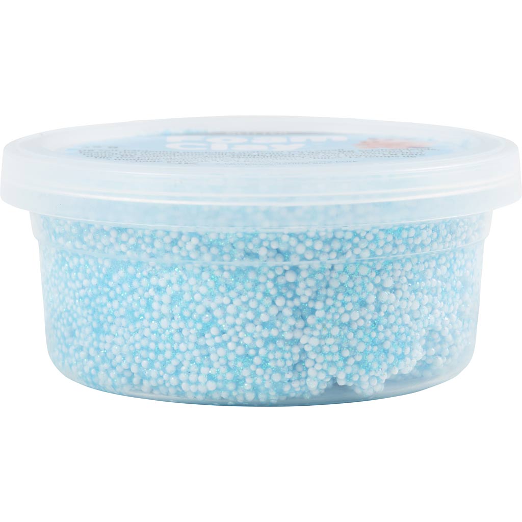 Foam Clay®, glitter, helesinine, 35 g/ 1 tuubi - Image 3