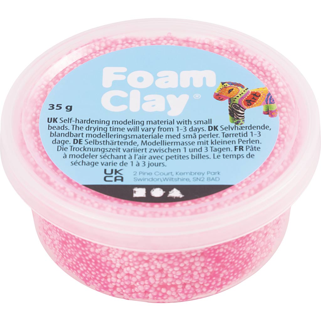 Foam Clay®, roosa, 35 g/ 1 tuubi