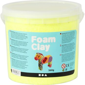 Foam Clay®, helekollane, 560 g/ 1 ämber