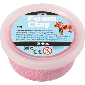 Foam Clay®, glitter, helepunane, 35 g/ 1 tuubi