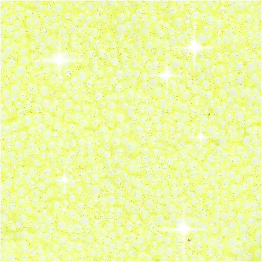 Foam Clay®, glitter, kollane, 35 g/ 1 tuubi - Image 3