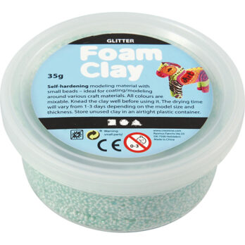 Foam Clay®, glitter, heleroheline, 35 g/ 1 tuubi