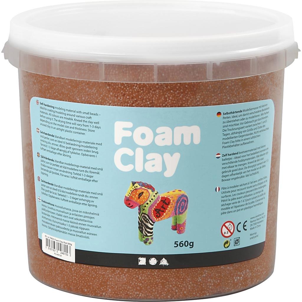 Foam Clay®, pruun, 560 g/ 1 ämber