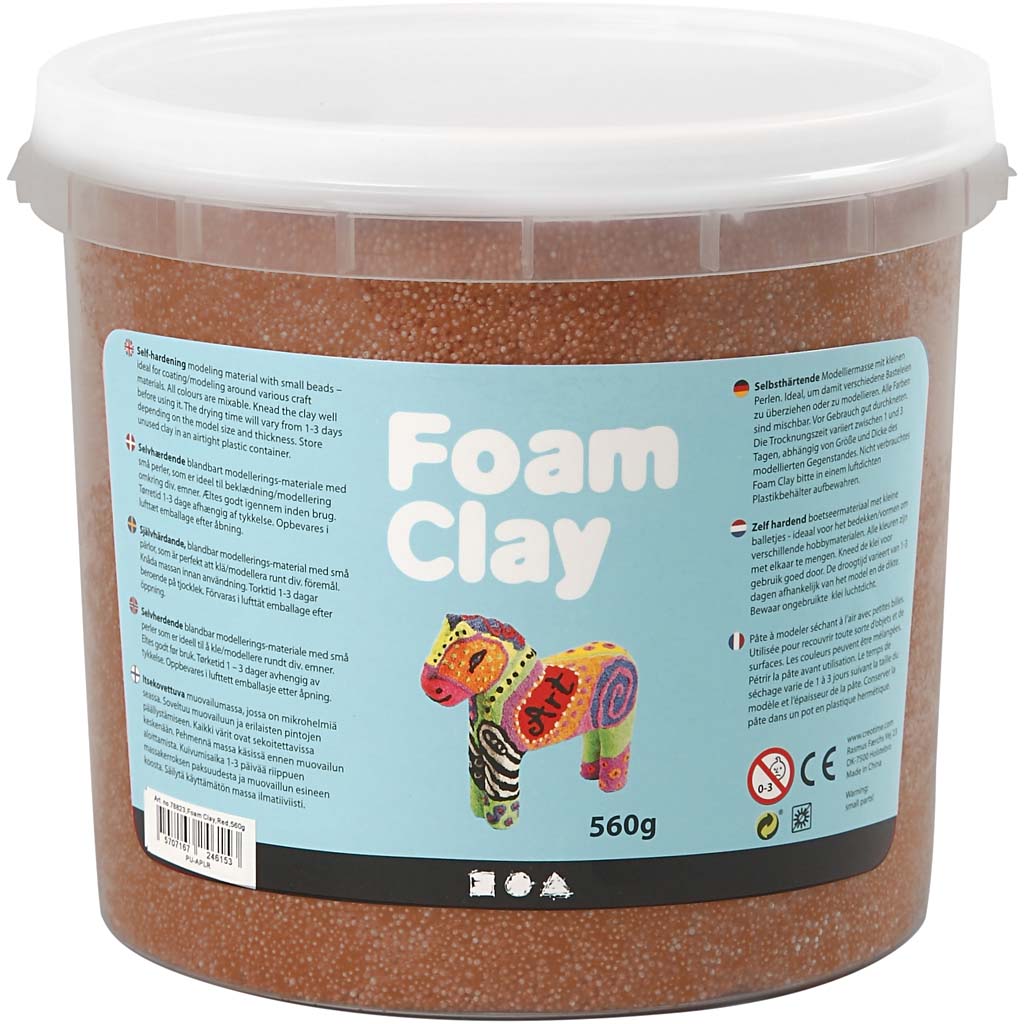 Foam Clay®, pruun, 560 g/ 1 ämber