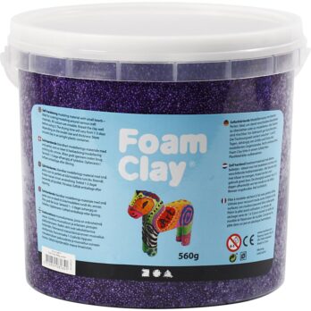 Foam Clay®, lilla, 560 g/ 1 ämber