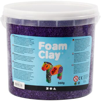 Foam Clay®, lilla, 560 g/ 1 ämber