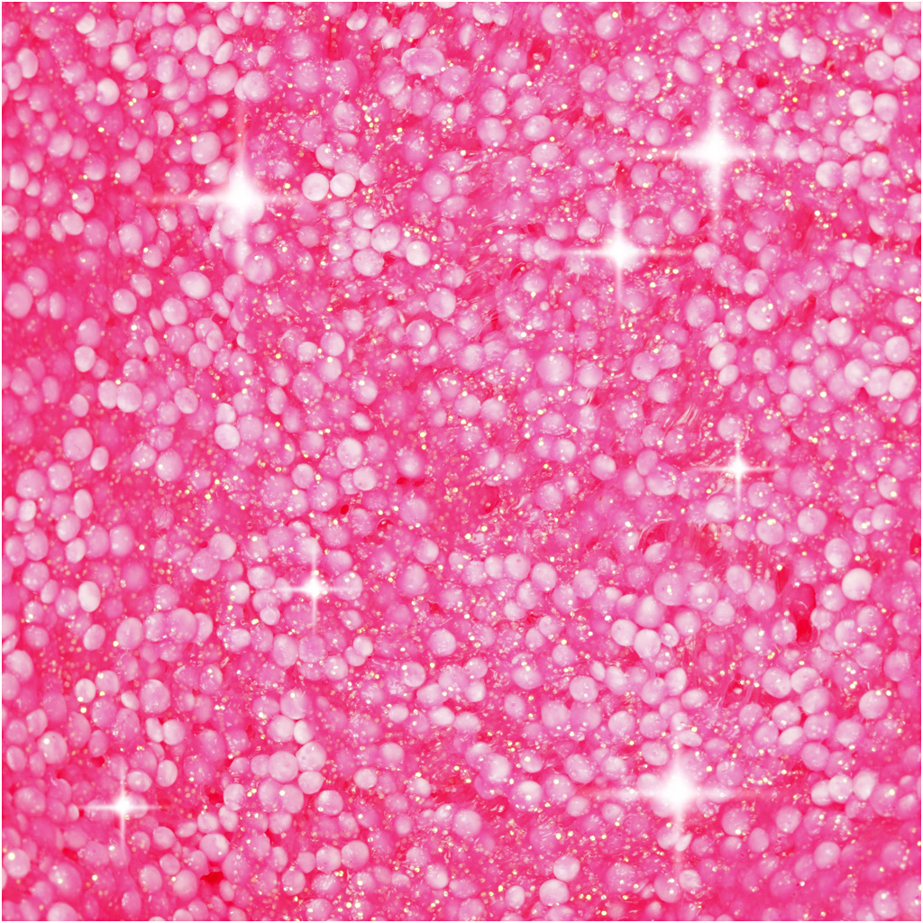 Foam Clay®, glitter, roosa, 35 g/ 1 tuubi - Image 3