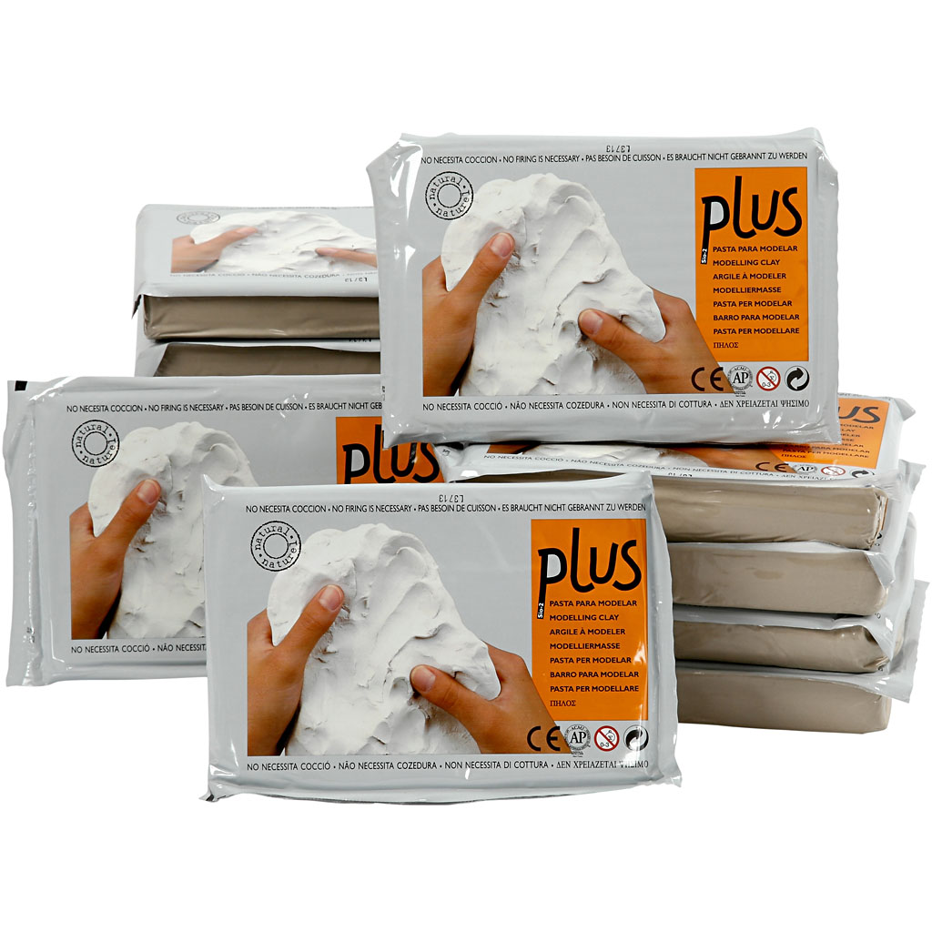 Isekõvenev savi, helehall, 12x1000 g/ 1 pakk - Image 3