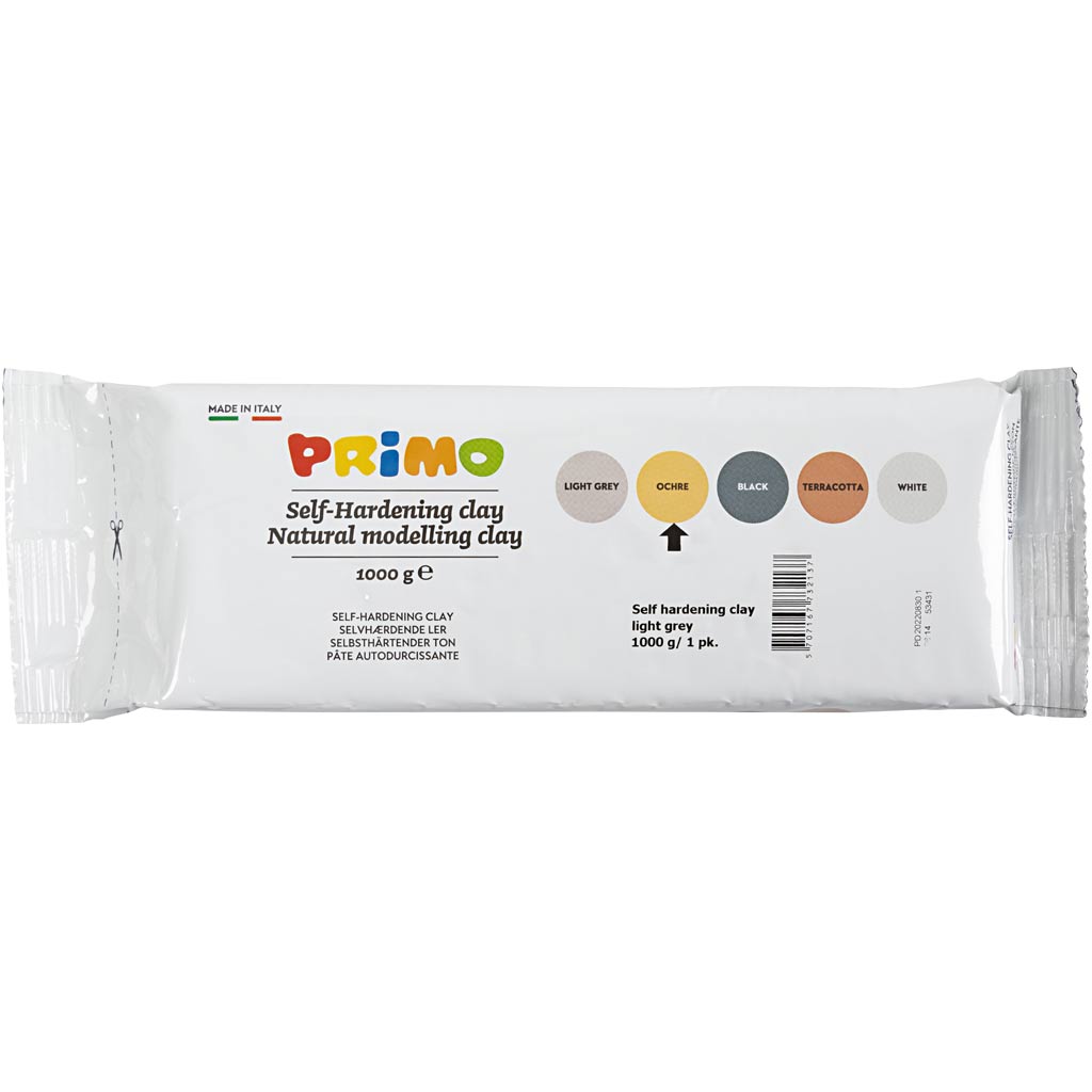 Isekõvenev savi, kollane ooker, 1000 g/ 1 pakk - Image 2