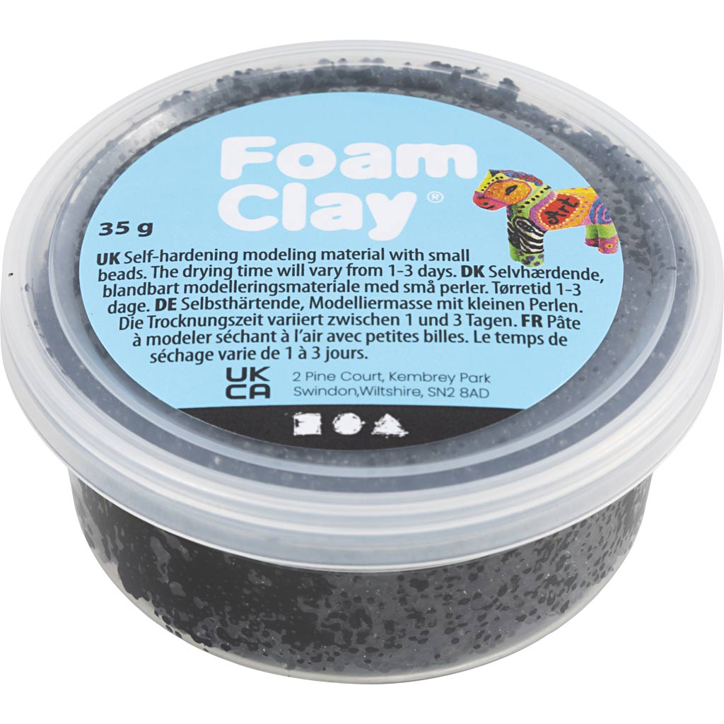 Foam Clay®, must, 35 g/ 1 tuubi