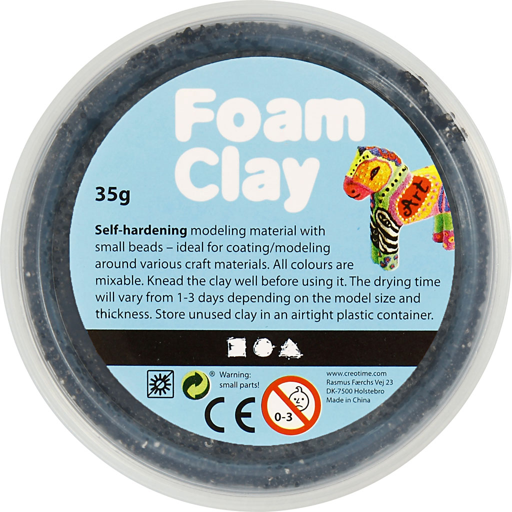 Foam Clay®, must, 35 g/ 1 tuubi - Image 3