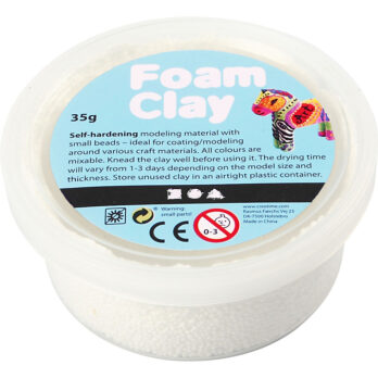 Foam Clay®, valge, 35 g/ 1 tuubi