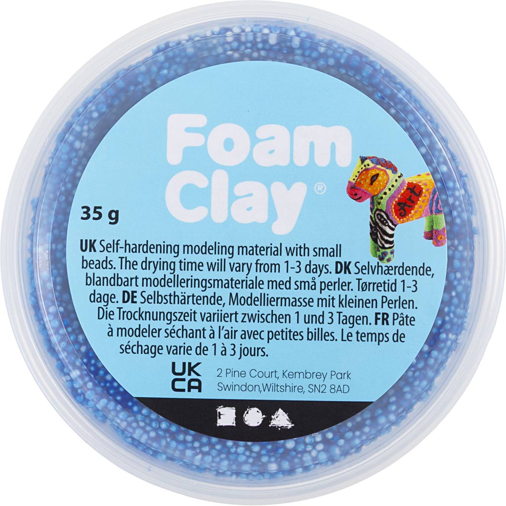 Foam Clay®, sinine, 35 g/ 1 tuubi - Image 2