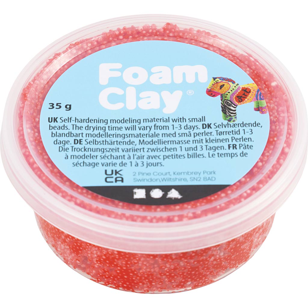 Foam Clay®, punane, 35 g/ 1 tuubi