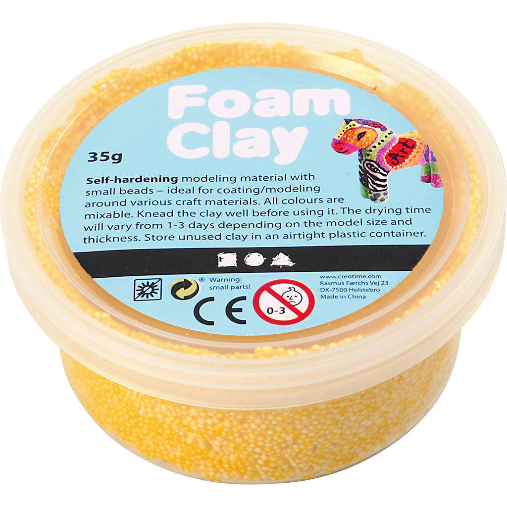 Foam Clay®, kollane, 35 g/ 1 tuubi
