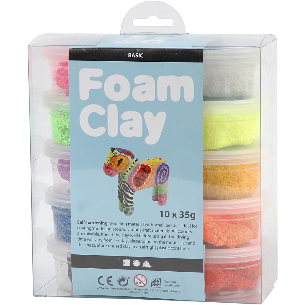 Foam Clay®, eri värvi, 10x35 g/ 1 pakk - Image 2