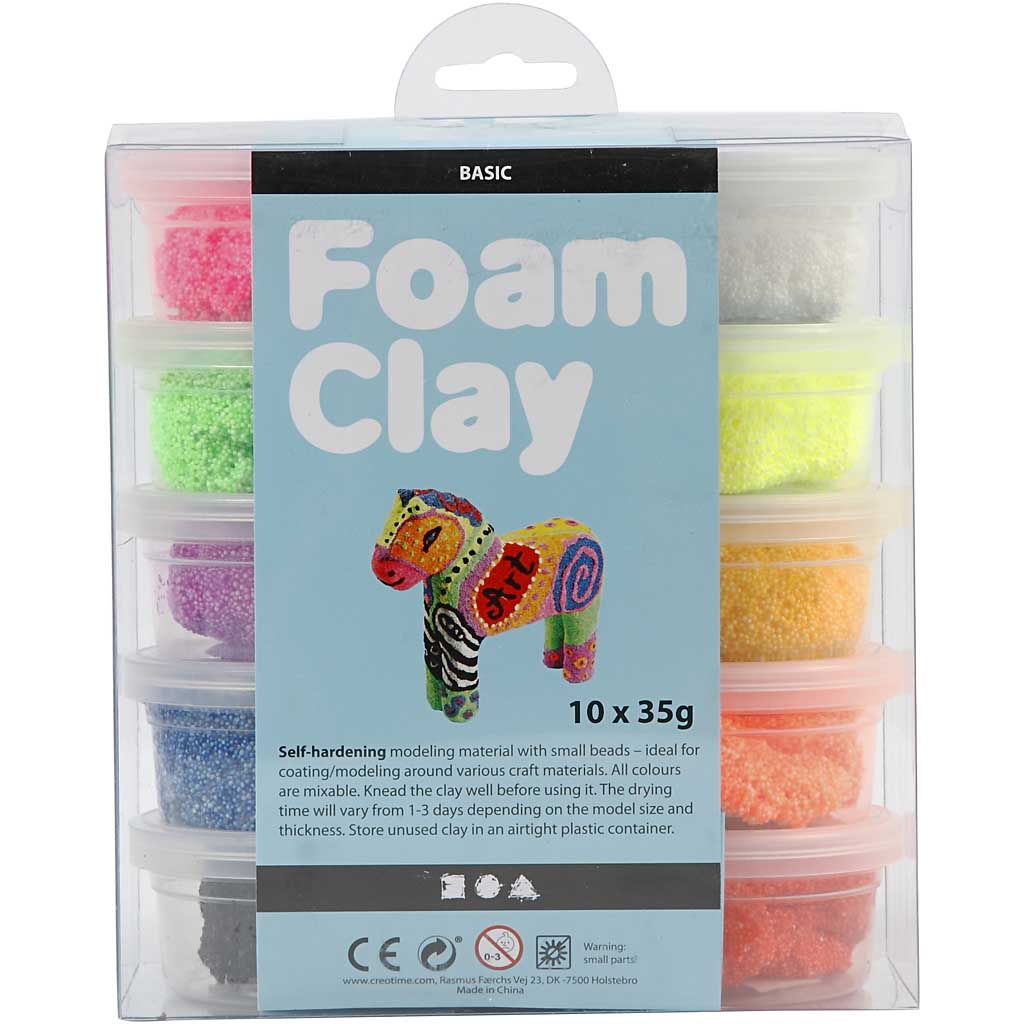 Foam Clay®, eri värvi, 10x35 g/ 1 pakk - Image 3