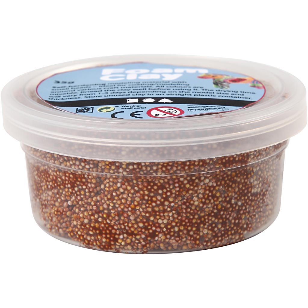 Foam Clay®, pruun, 35 g/ 1 tuubi - Image 3
