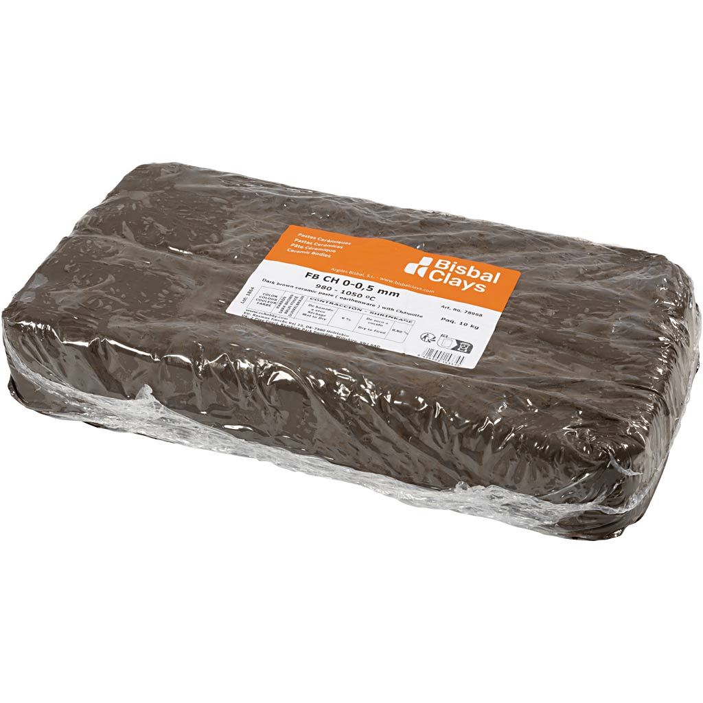Savi šamottiga, tumepruun, 10 kg/ 1 pakk