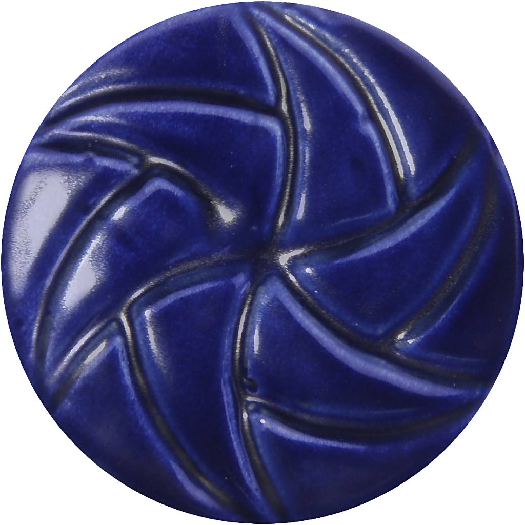 Keraamiline glasuur, 984-1101 °C, läbipaistmatu, Federal Blue, 60 ml/ 1 tuubi - Image 4