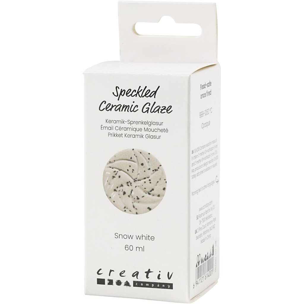 Tärniline keraamiline glasuur, 999-1060 °C, läbipaistmatu, lumivalge, 60 ml/ 1 tuubi - Image 3