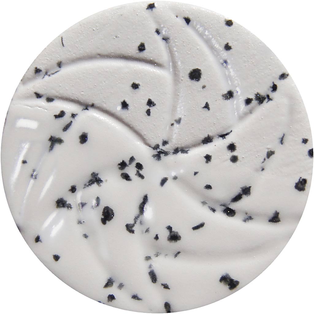 Tärniline keraamiline glasuur, 999-1060 °C, läbipaistmatu, lumivalge, 60 ml/ 1 tuubi - Image 4