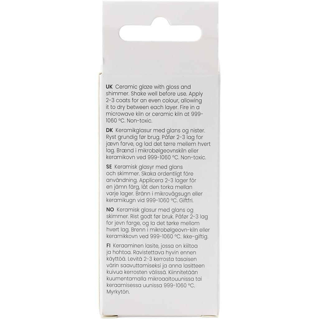 Tärniline keraamiline glasuur, 999-1060 °C, läbipaistmatu, Flower Power, 60 ml/ 1 tuubi - Image 2