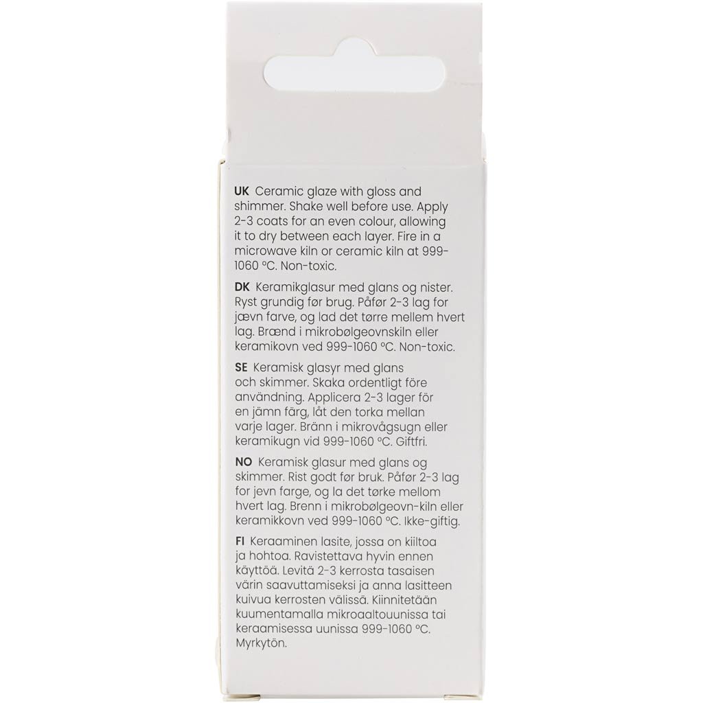 Tärniline keraamiline glasuur, 999-1060 °C, läbipaistmatu, Yellow Haze, 60 ml/ 1 tuubi - Image 2