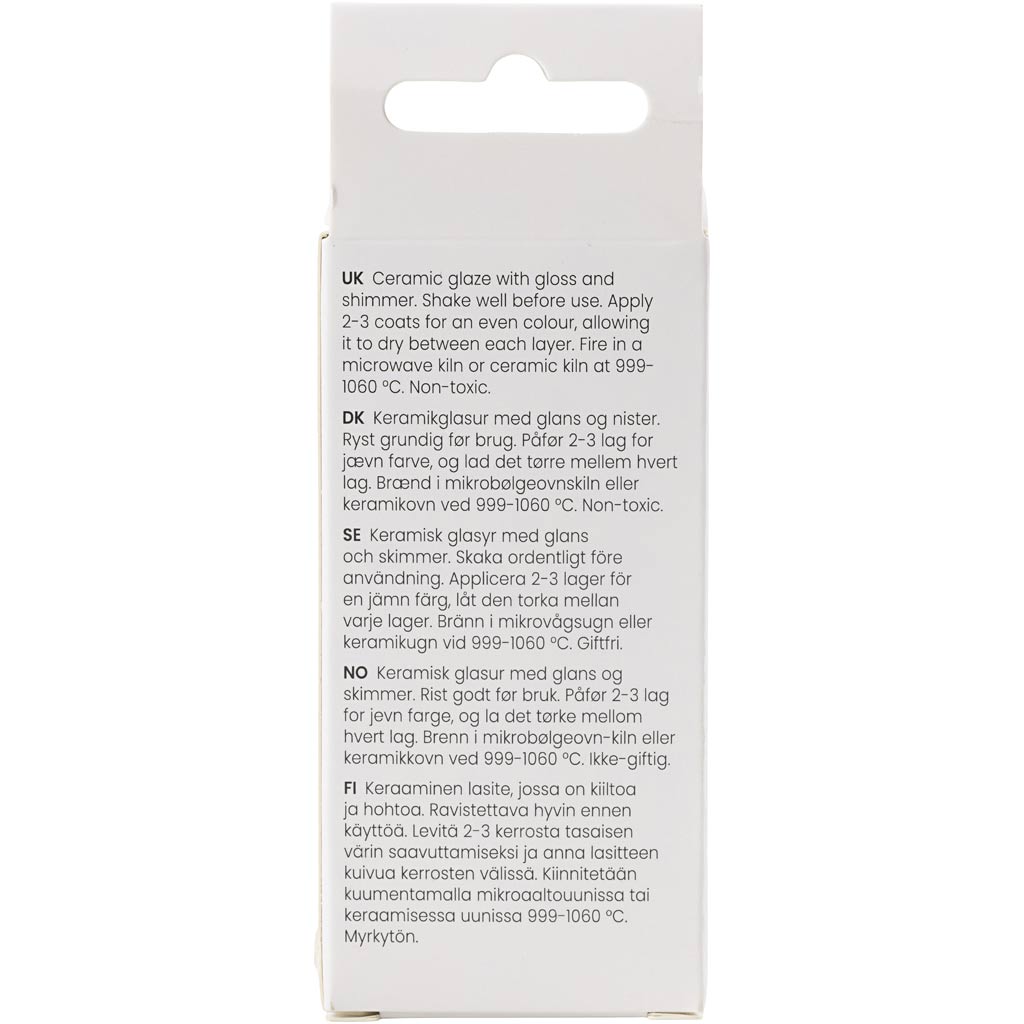 Tärniline keraamiline glasuur, 999-1060 °C, läbipaistmatu, roostevaba küüned, 60 ml/ 1 tuubi - Image 2