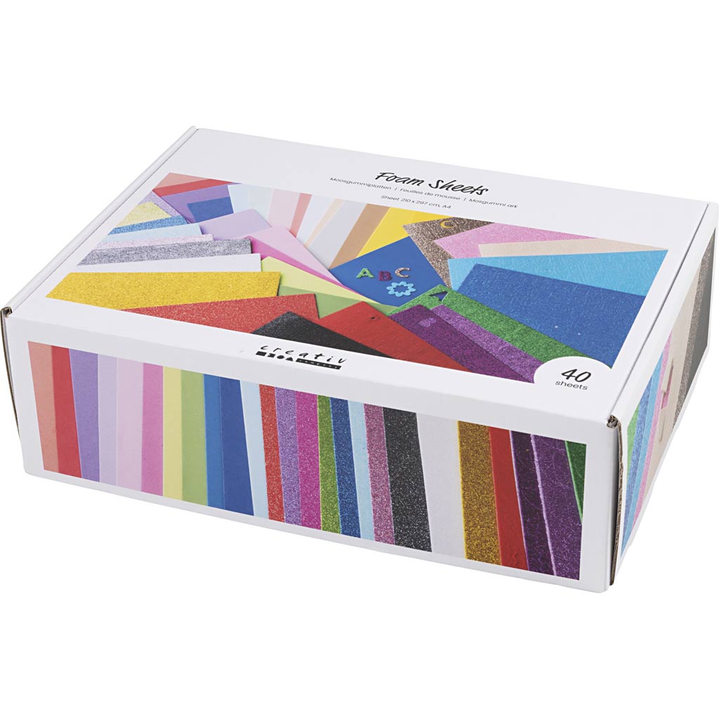 Vahtplastilehed, A4, 210x297 cm, erinevad värvid, 40 lehte/ 1 pakk - Image 4