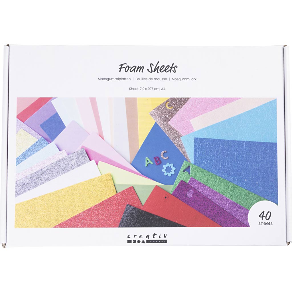 Vahtplastilehed, A4, 210x297 cm, erinevad värvid, 40 lehte/ 1 pakk - Image 5