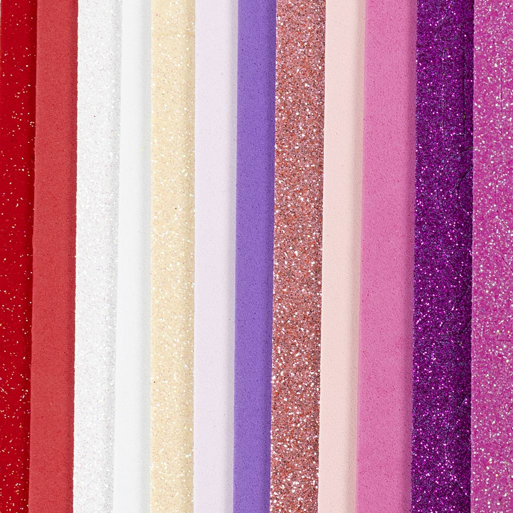 Vahtplaadid, suurus 14x25 cm, paksus 2 mm, lilla/roosa harmoonia, 12 lehte/ 1 pakk - Image 4