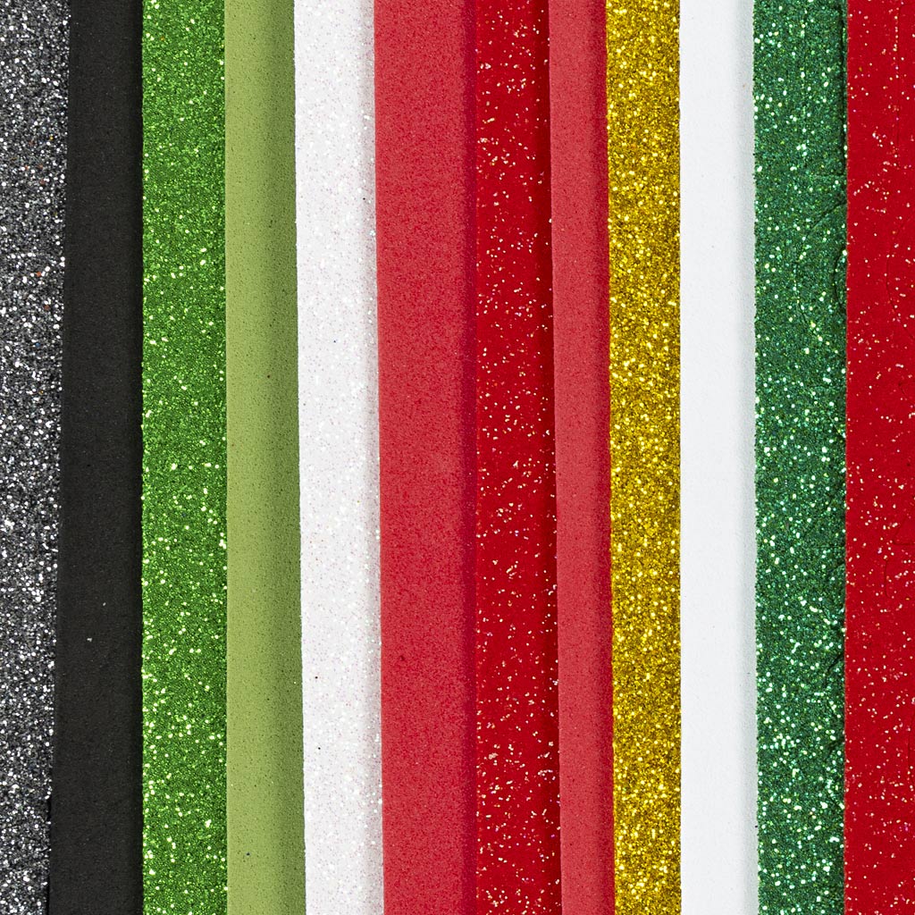 Vahtplaadid, suurus 14x25 cm, paksus 2 mm, jõuluvärvid, 12 lehte/ 1 pakk - Image 4