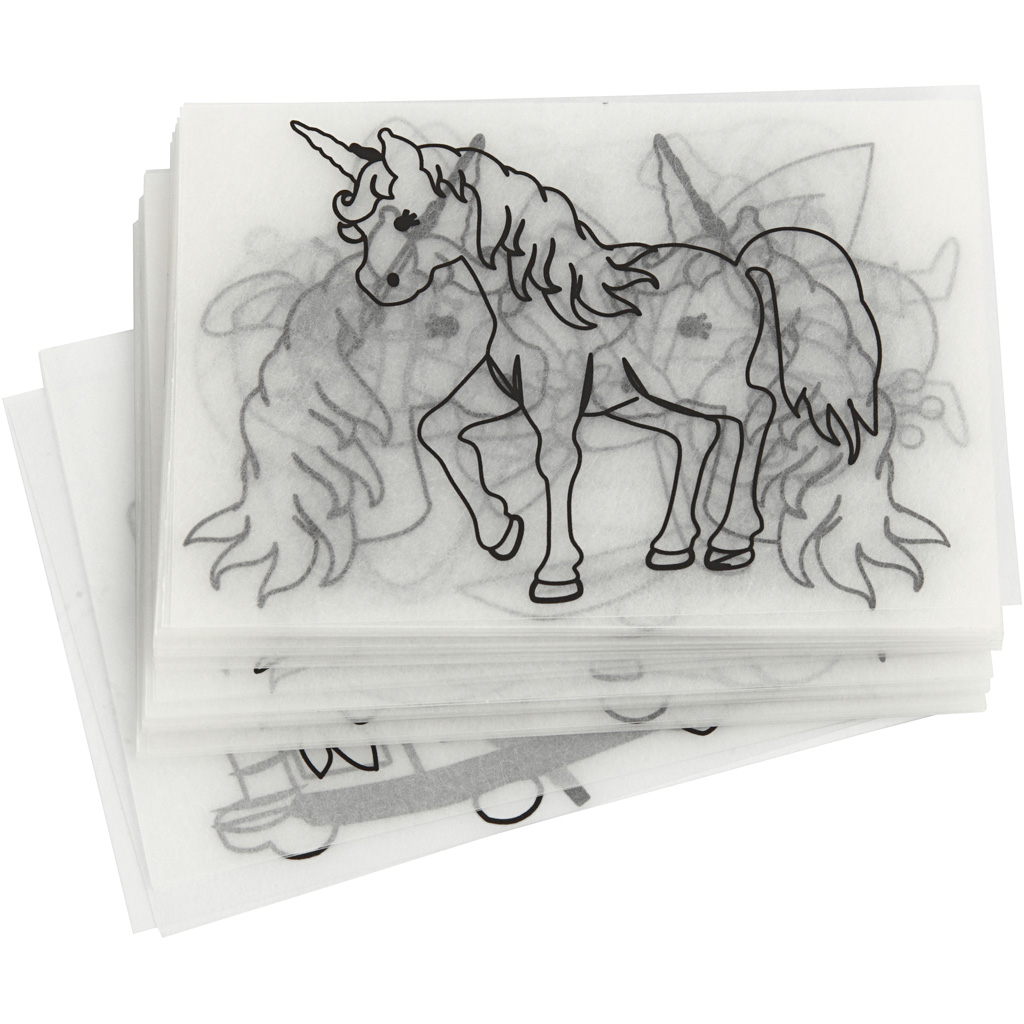 Shrink plastiklehed motiividega, leht 10,5x14,5 cm, paksus 0,3 mm, 36 lehte/ 1 pakk - Image 6