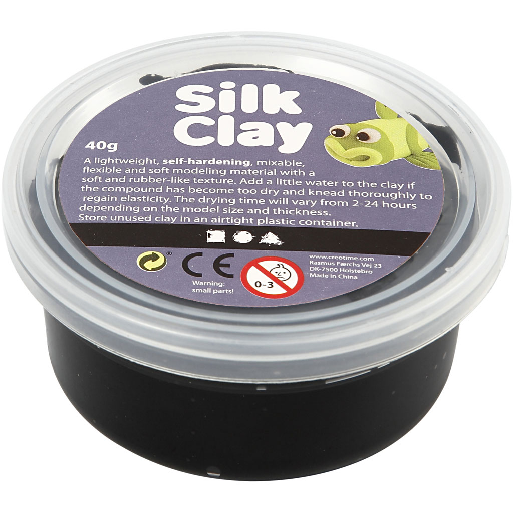 Silk Clay®, must, 40 g/ 1 tuubi