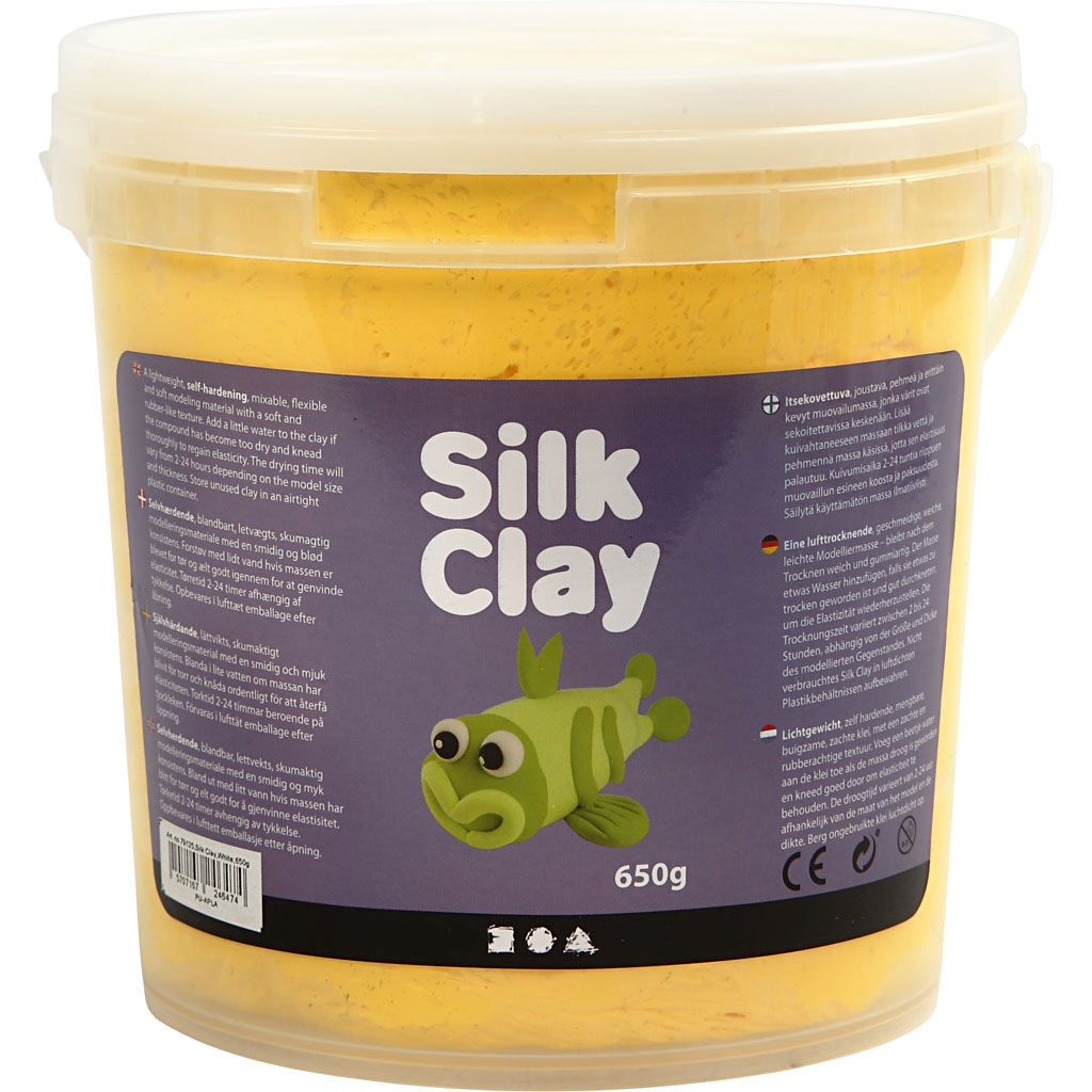Silk Clay®, kollane, 650 g/ 1 ämber