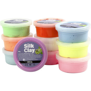 Silk Clay®, Basic 2, erinevad värvid, 10x40 g/ 1 pakk