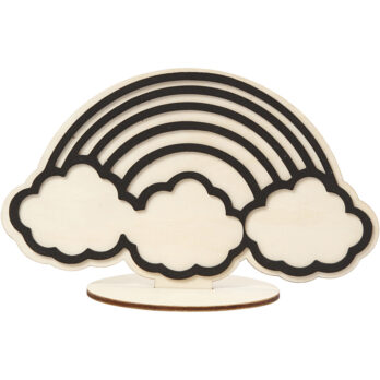 Dekoratsioonifiguur, vikerkaar, H: 10,5 cm, 1 tk