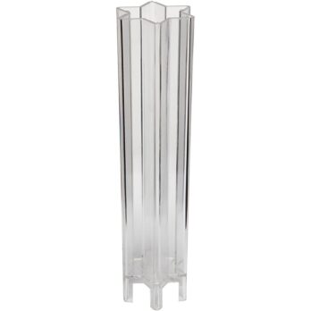 Küünalde vorm, kuueharuline täht, suurus 220x55 mm, 1 tk