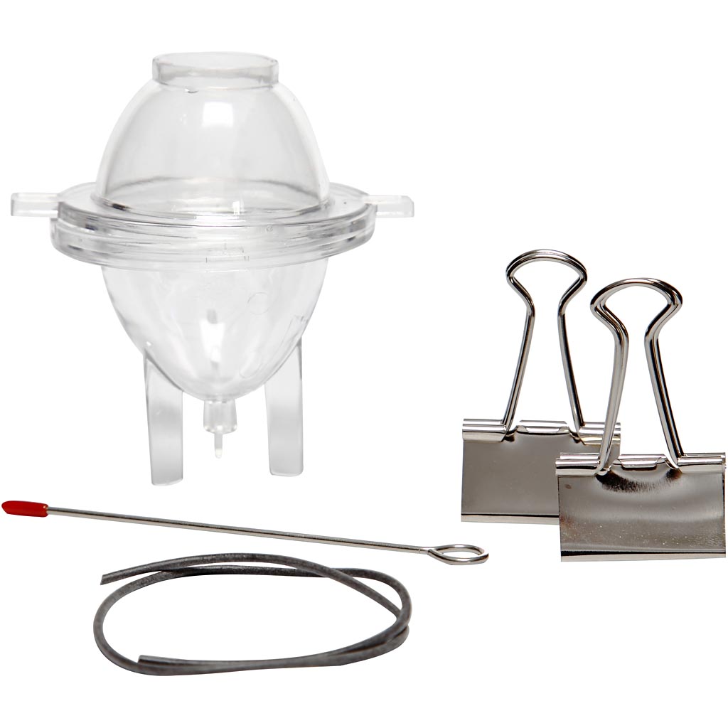 Küünalde vorm, muna, H: 65 mm, diameeter. 47 mm, 1 tk