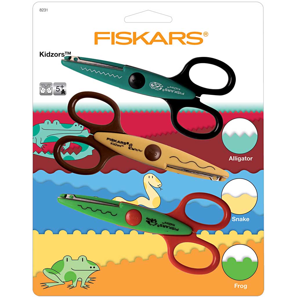 Fiskars Kidzors paberservajad, 3 tk/ 1 pakk - Image 2