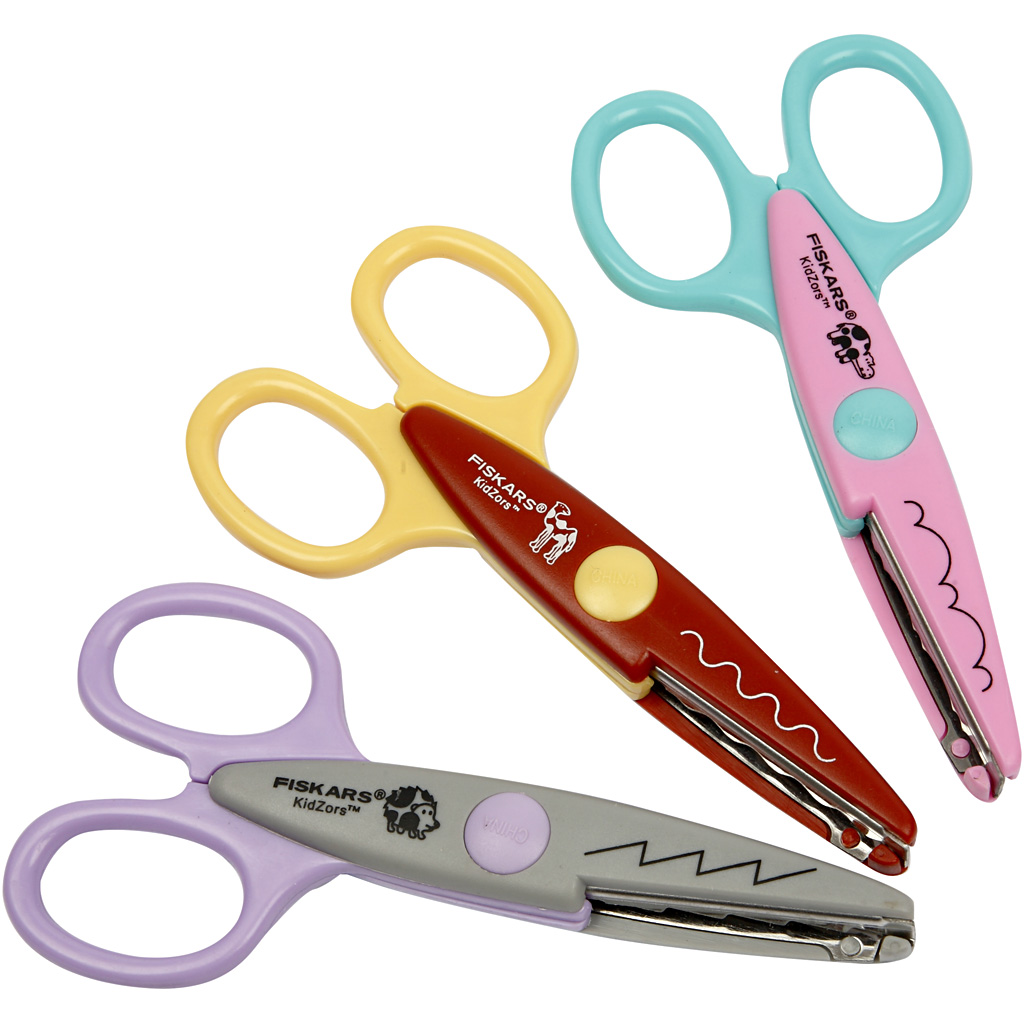 Fiskars Kidzors paberservajad, jõehobu, kaamel ja siil, 3 tk/ 1 pakk - Image 4